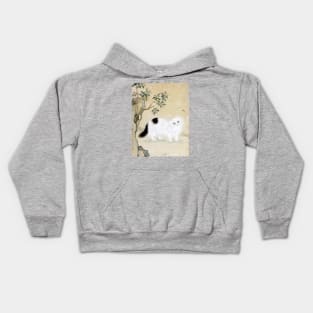 Cat and Butterflies Kids Hoodie